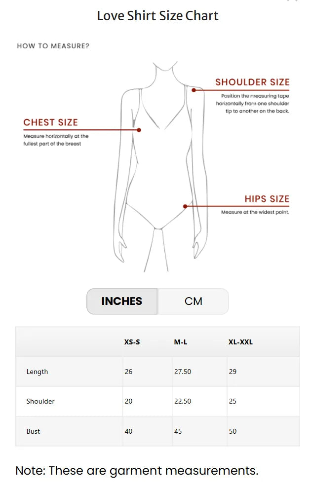 Size Guide Chart
