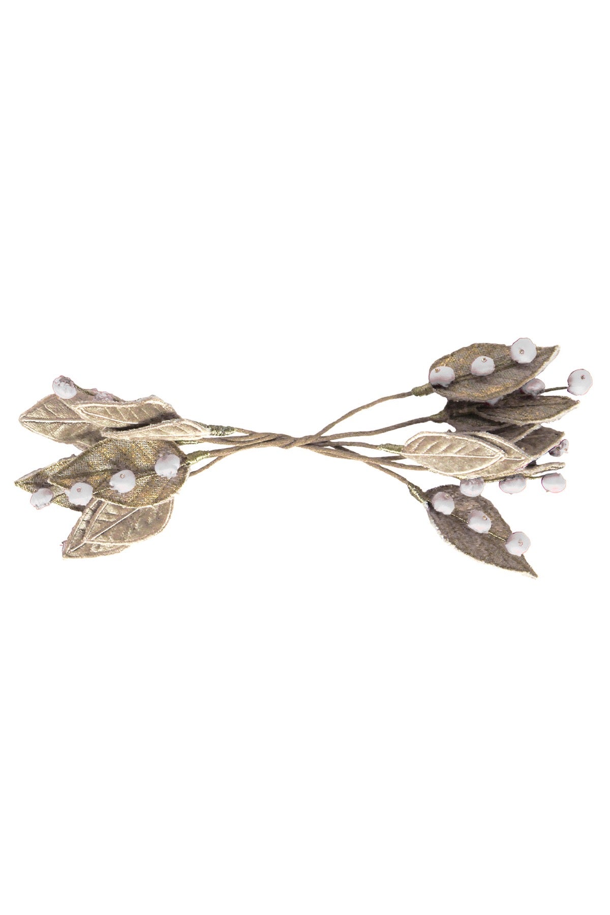 Leaf Stone/White Ties-Set Of 6