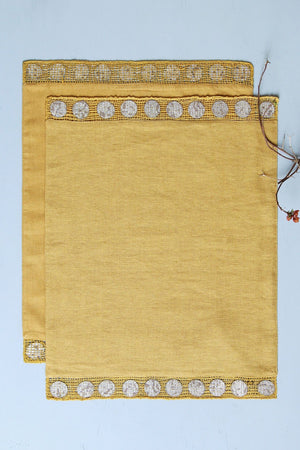 Glow Mustard/Silver Placemat