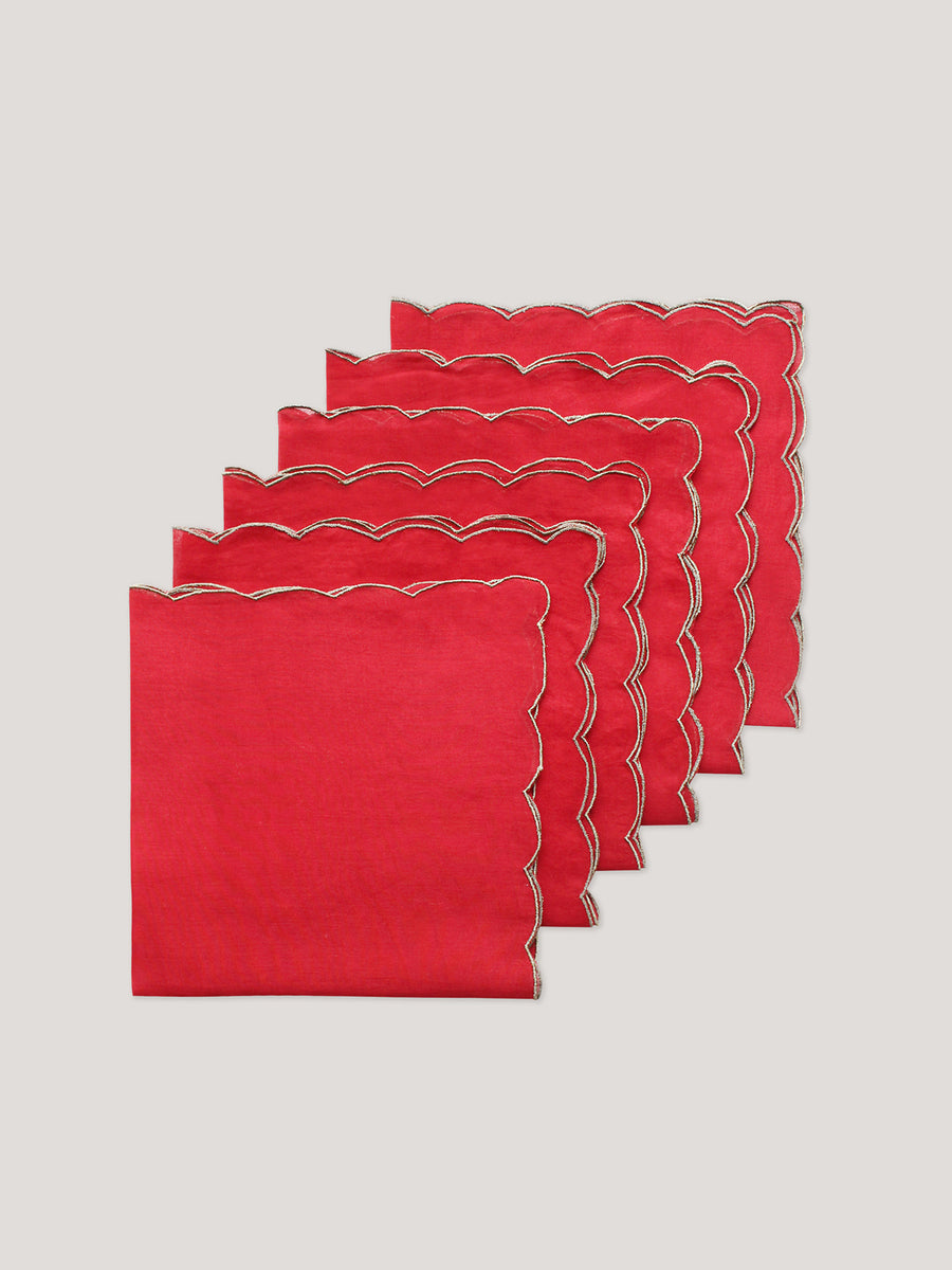 Tiara Fuchsia Napkin-Set Of 6