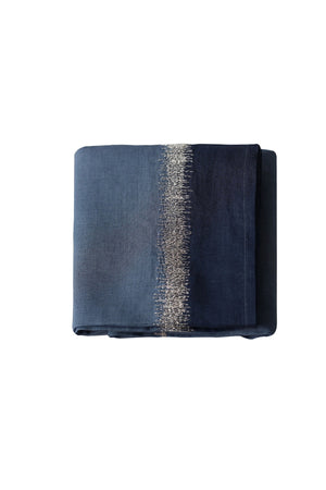 Eden Blue/Silver Napkin-Set Of 6