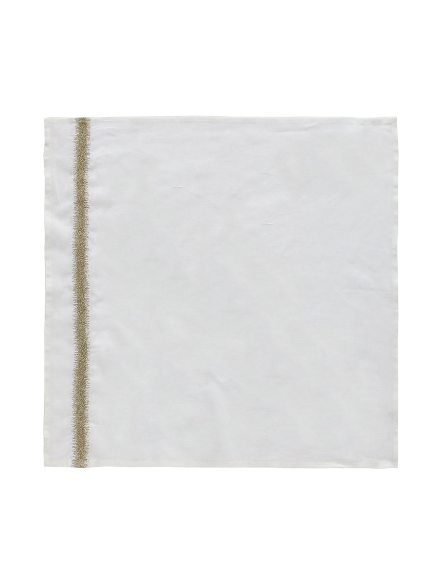 Eden Natural/Brass Napkin-Set Of 6