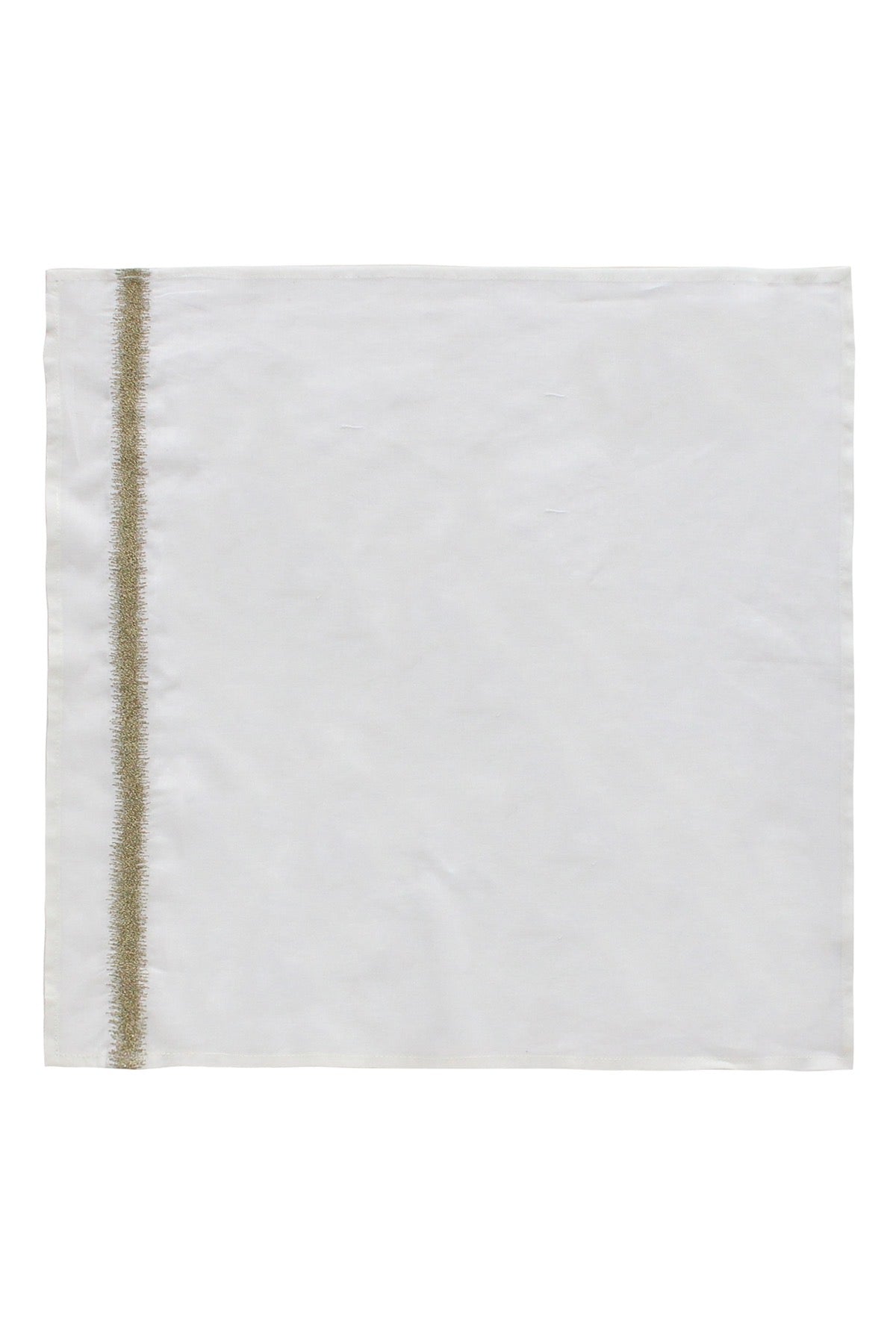 Eden Natural/Brass Napkin-Set Of 6