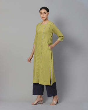 Sadah pale Green Kurta