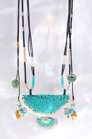 Rafael Turquoise/Black Necklace