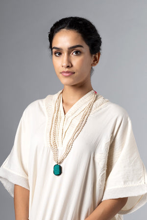 Arsheen Natural/Green Pendant