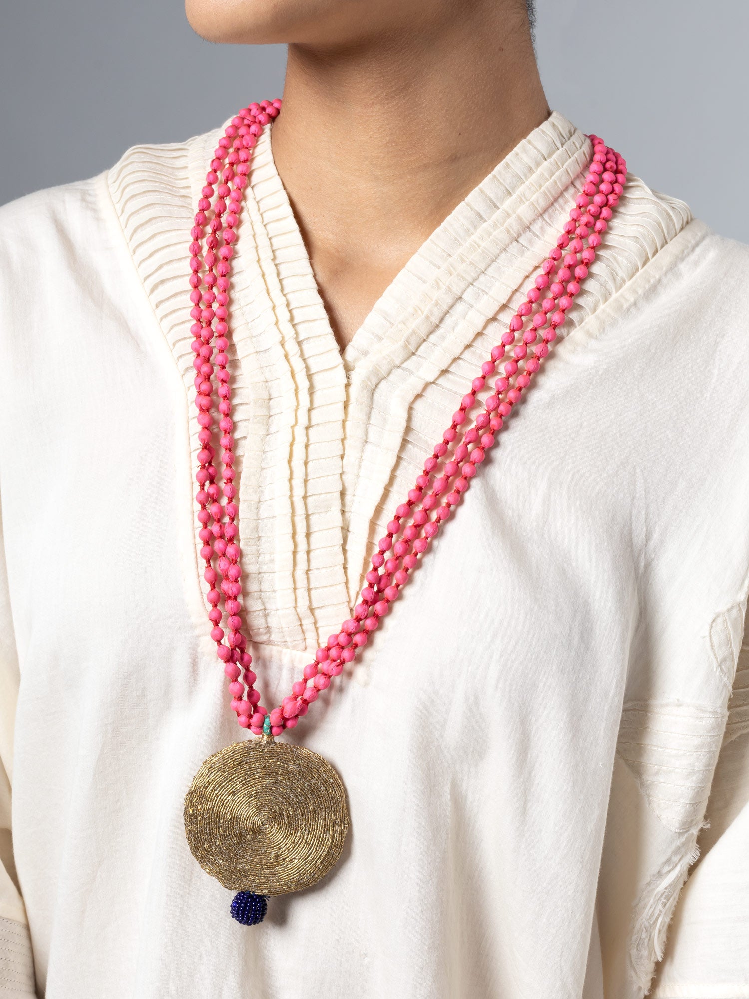 Fareen Pink/Gold Pendant