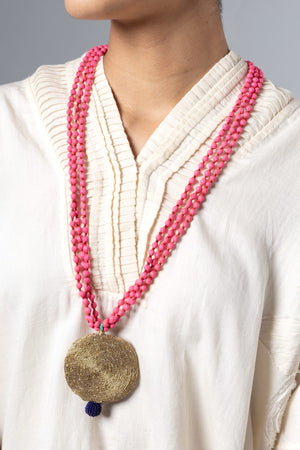 Fareen Pink/Gold Pendant