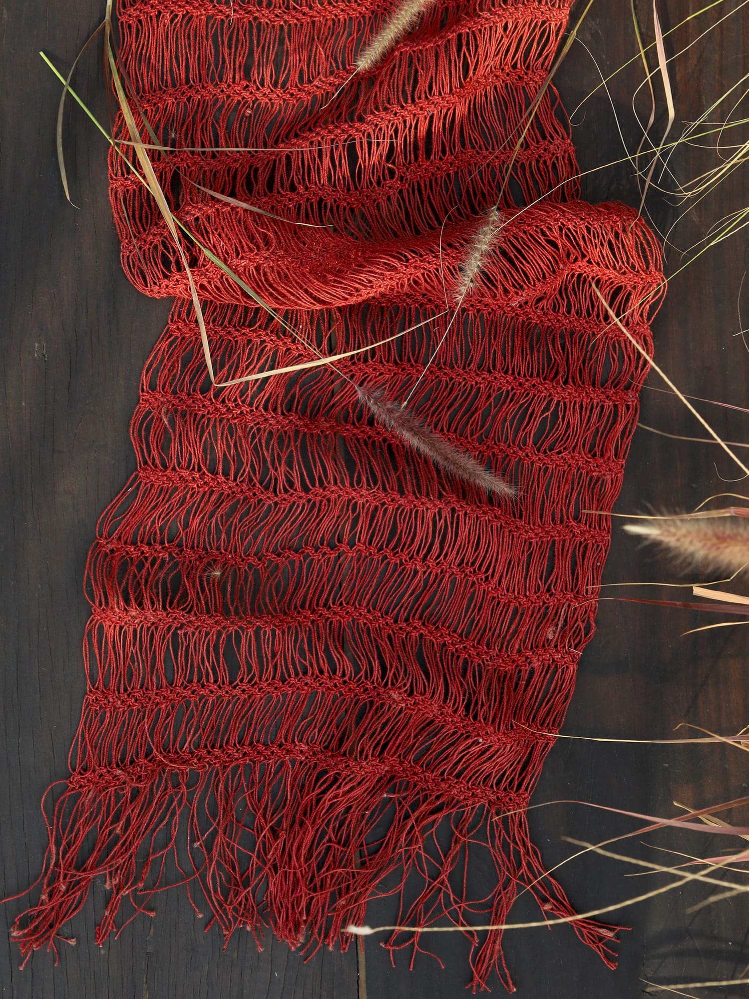 Cinnabar Maroon Runner