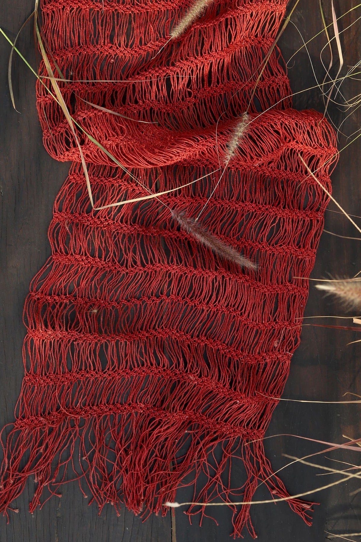 Cinnabar Maroon Runner