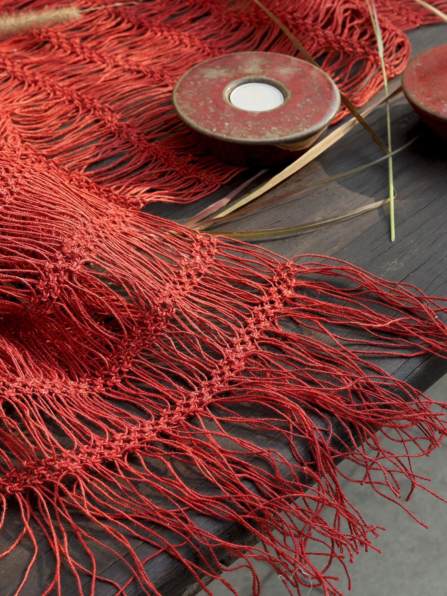 Cinnabar Maroon Runner
