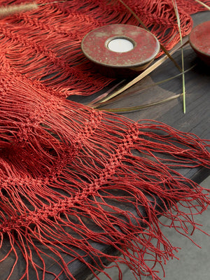Cinnabar Maroon Runner