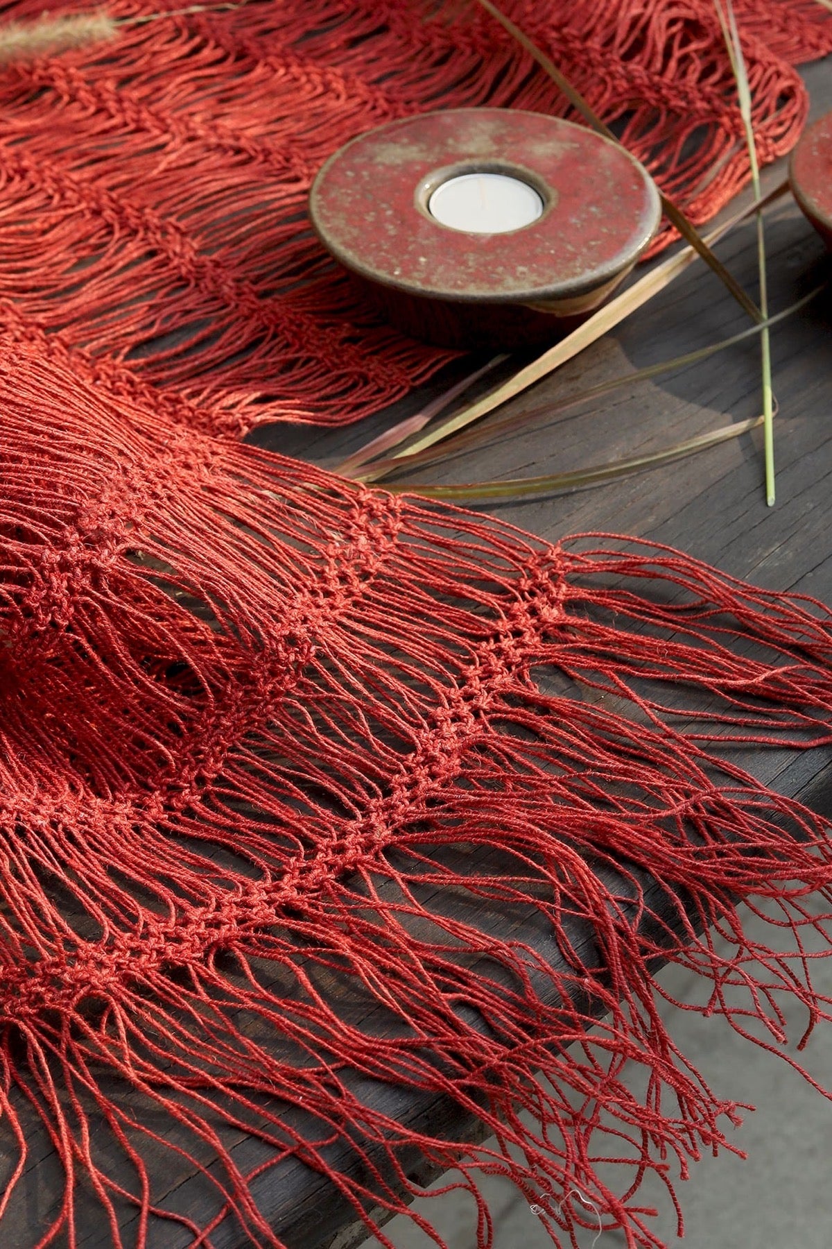 Cinnabar Maroon Runner