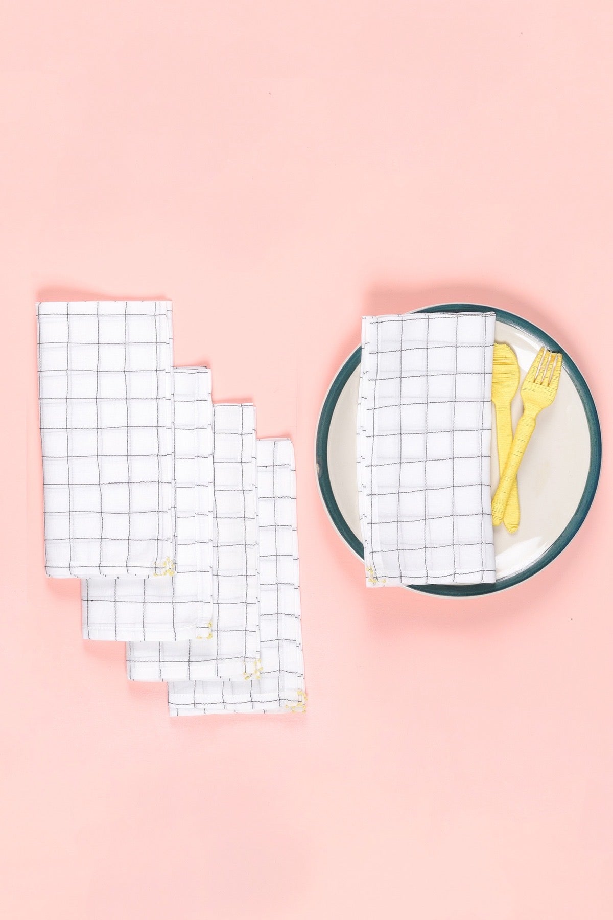 Kenzo Charcoal Napkin-Set of 6
