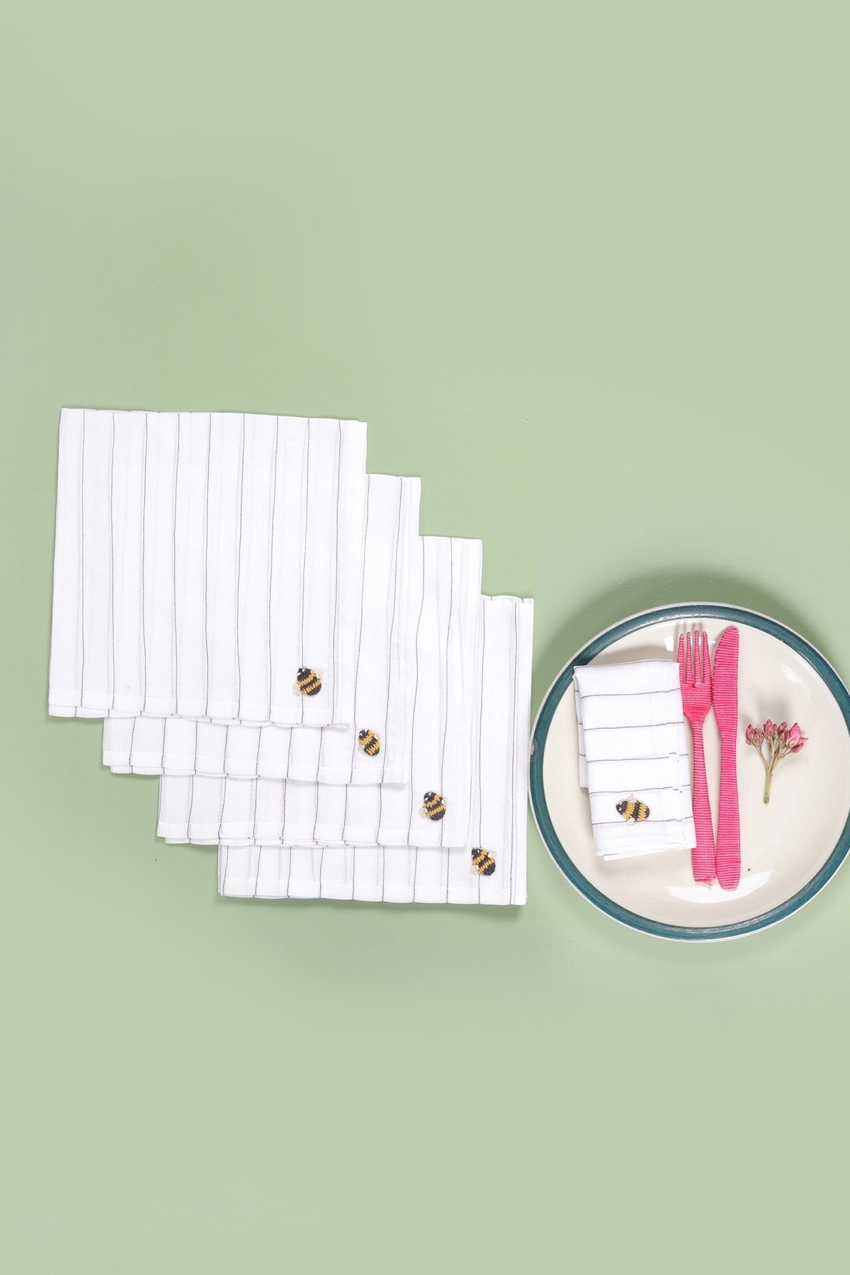 Mason Purple Napkin-Set of 6