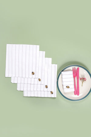 Mason Purple Napkin-Set of 6