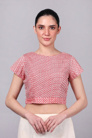 Terina Red/Tea Blouse