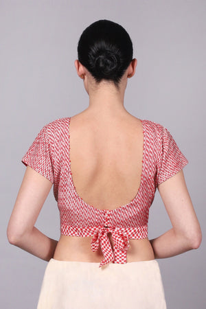 Terina Red/Tea Blouse