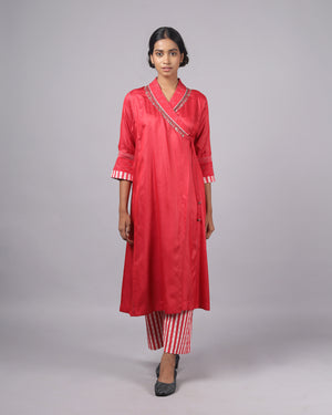 Livie Red Kurta