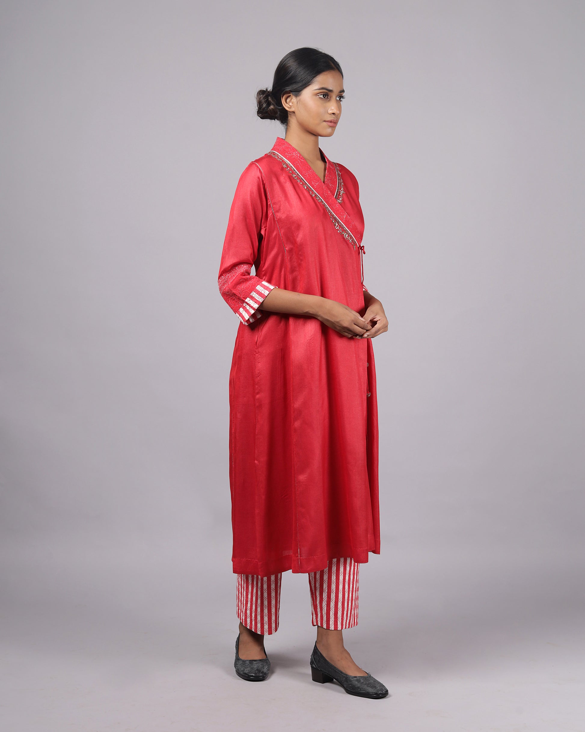 Livie Red Kurta