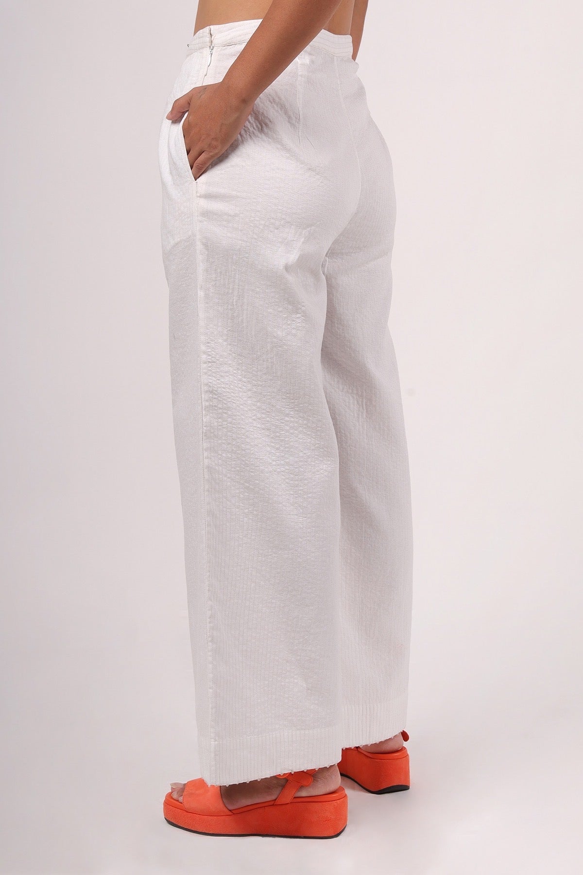 Vanmala Ivory Trousers