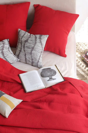 Ripple Wave Natural/Charcoal Cushion Cover