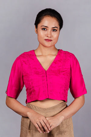 Muzira Fuchsia Blouse