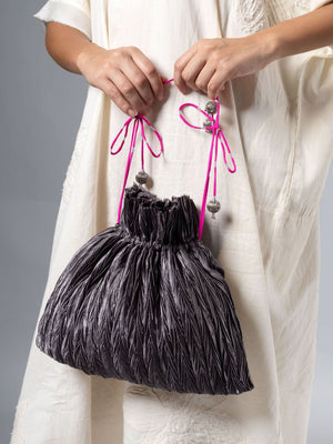 Origa Grey Potli Bag