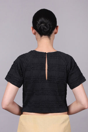 Alexei-23 Black Blouse