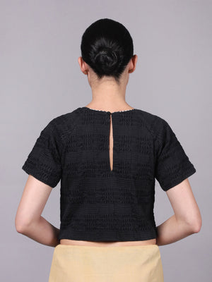 Alexei-23 Black Blouse