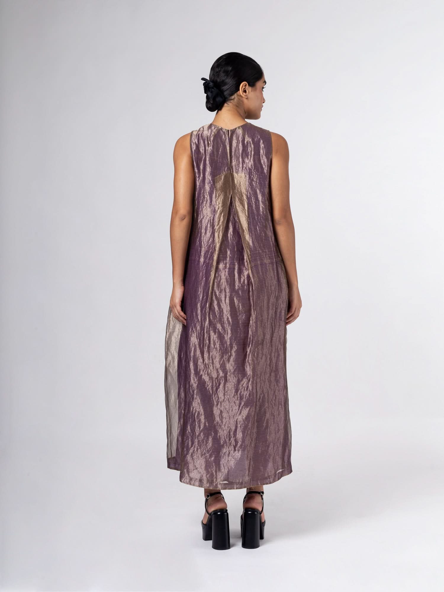 Mineko Gold/Purple Dress