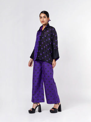 Keiko Black/Purple  Shirt