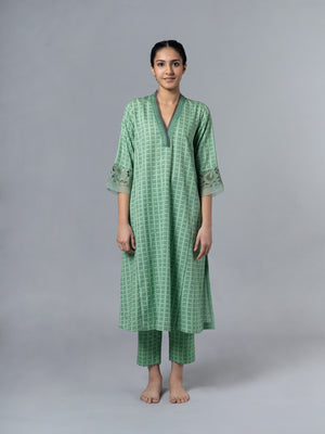 Valentino Lt Green Kurta