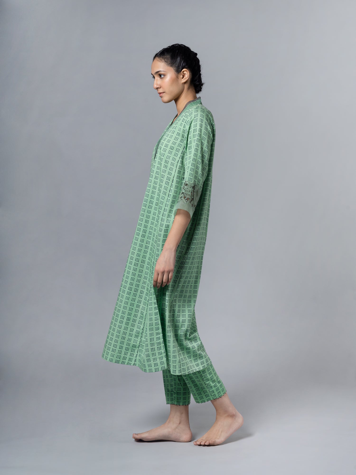 Valentino Lt Green Kurta