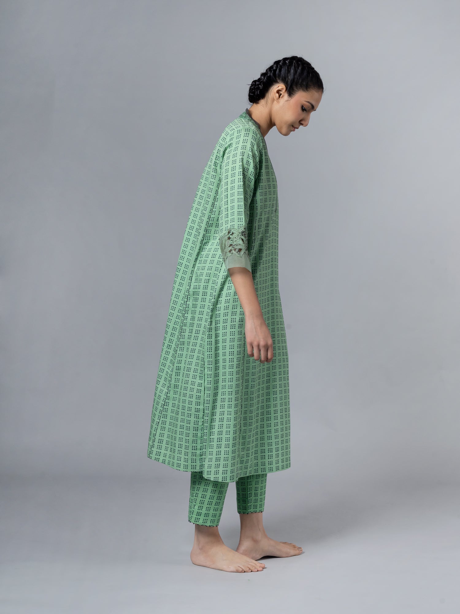 Valentino Lt Green Kurta