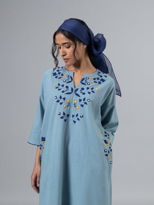 Somali Blue Kaftan