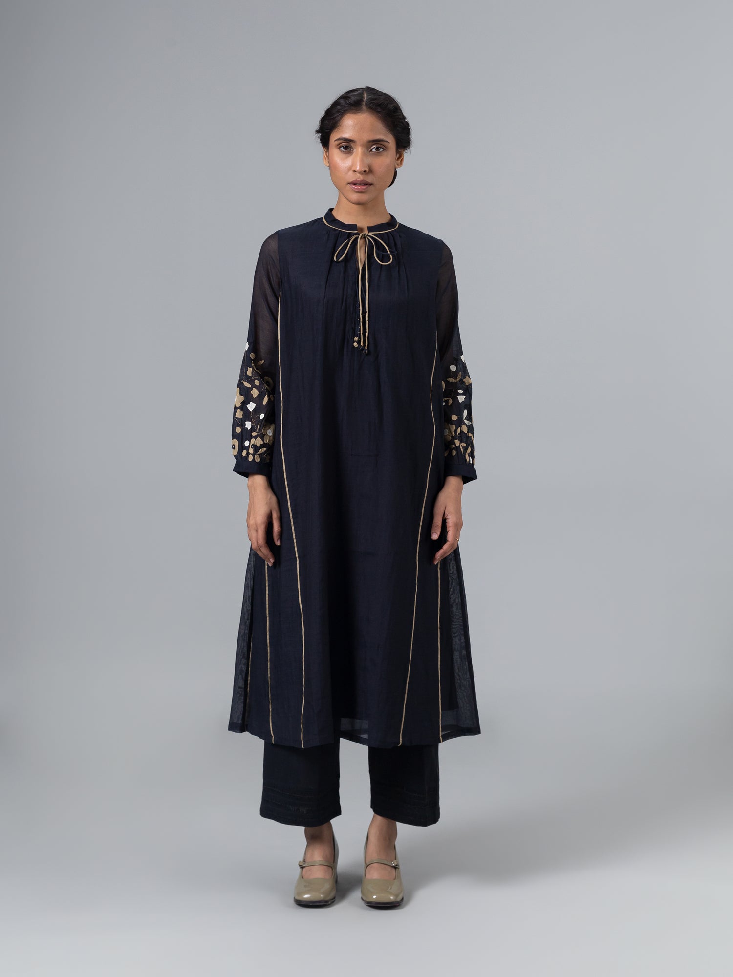 Cano Black Kurta