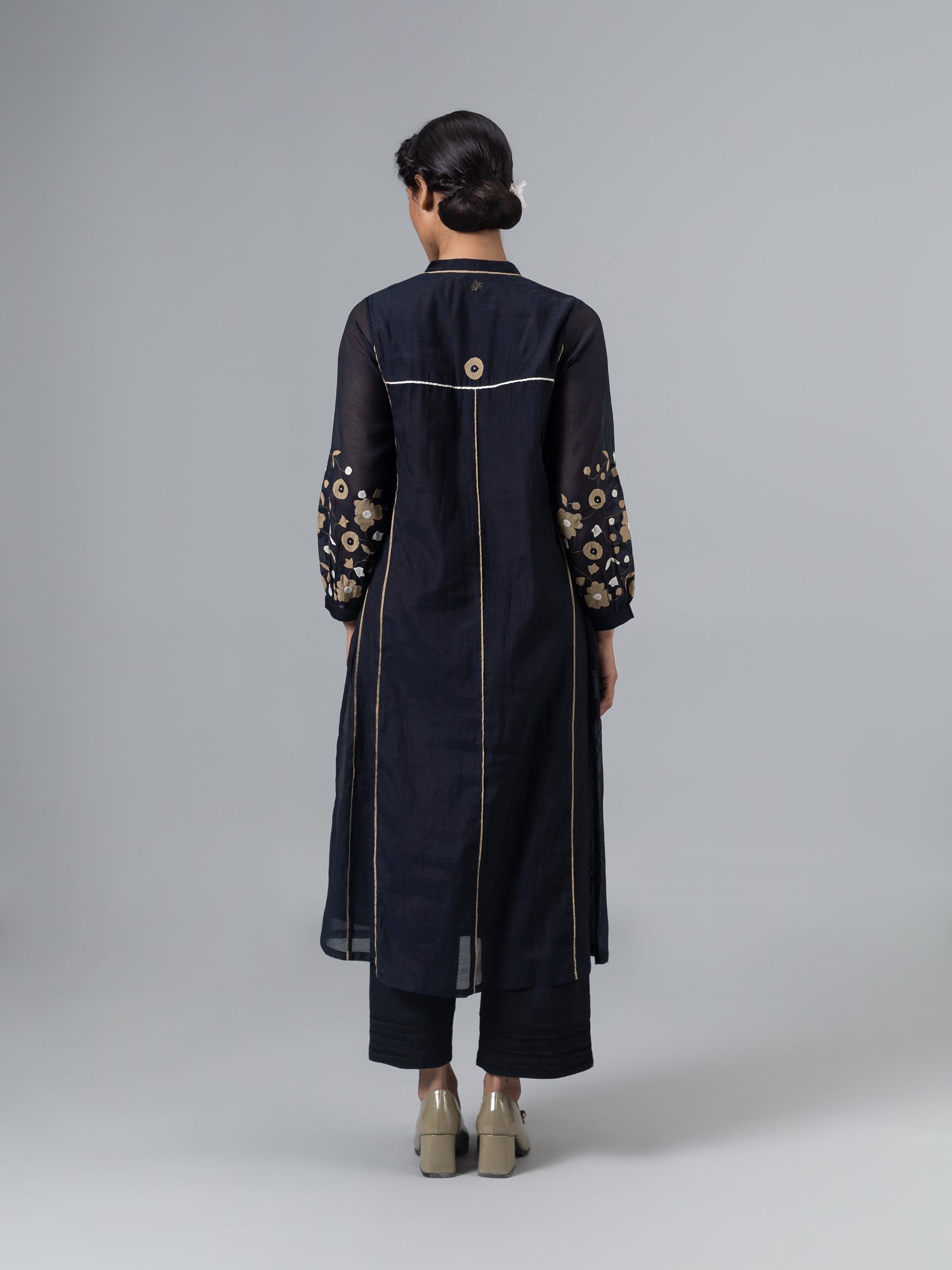 Cano Black Kurta