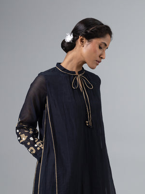 Cano Black Kurta