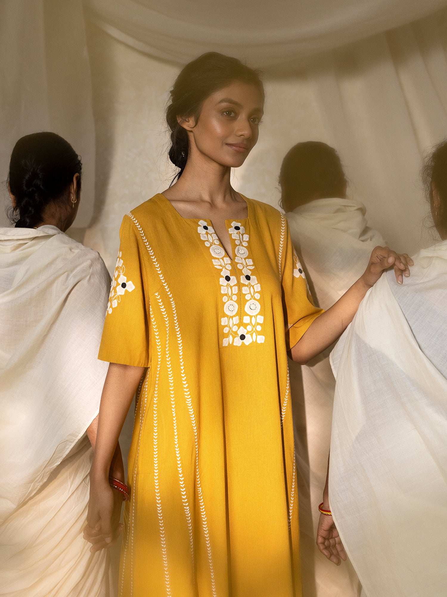 Laki Mustard Kurta