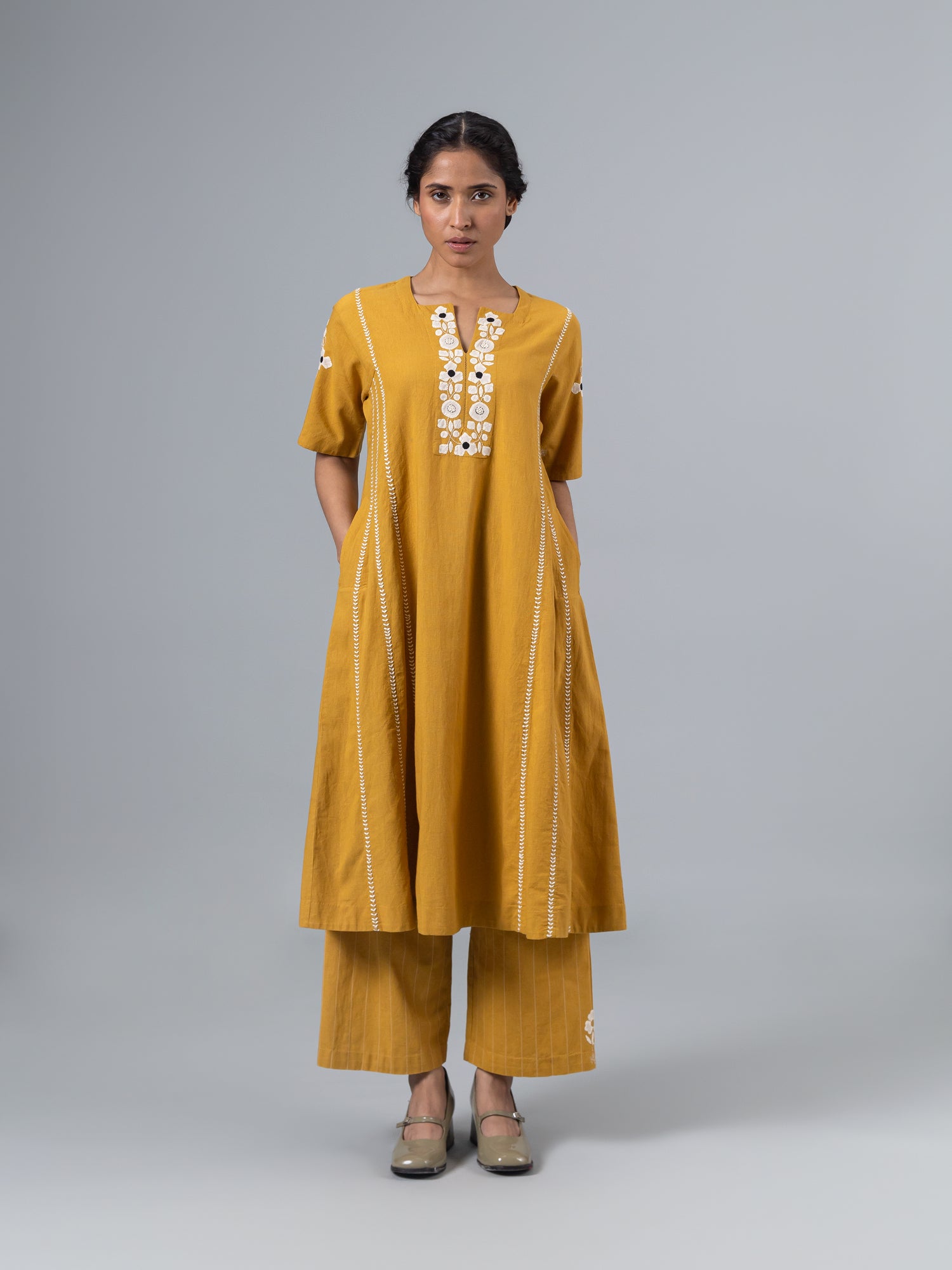 Laki Mustard Kurta