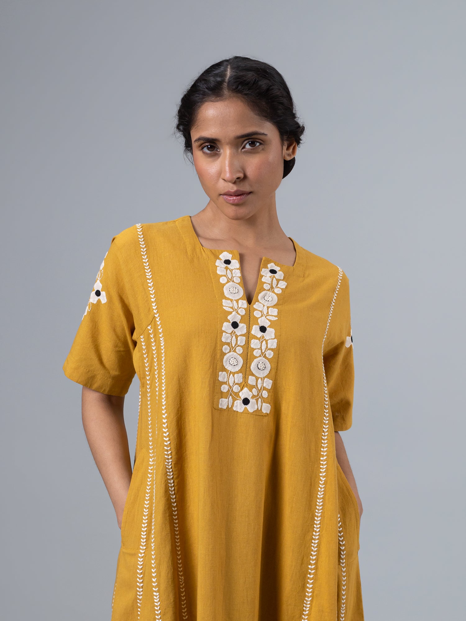 Laki Mustard Kurta