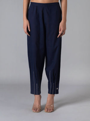 Rukhsar Indigo Trousers
