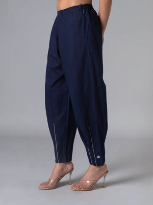 Rukhsar Indigo Trousers
