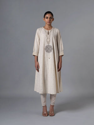 Poleng Natural Kurta