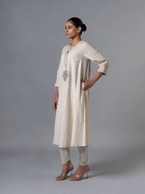 Poleng Natural Kurta