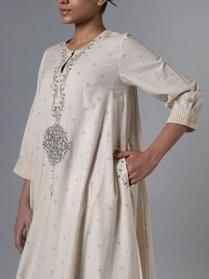 Poleng Natural Kurta