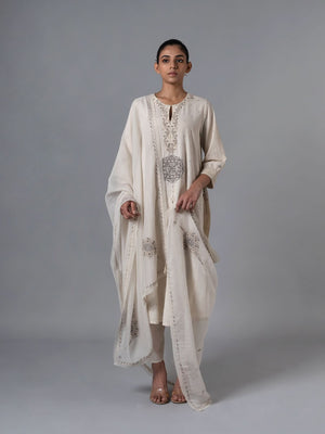 Poleng Natural Kurta