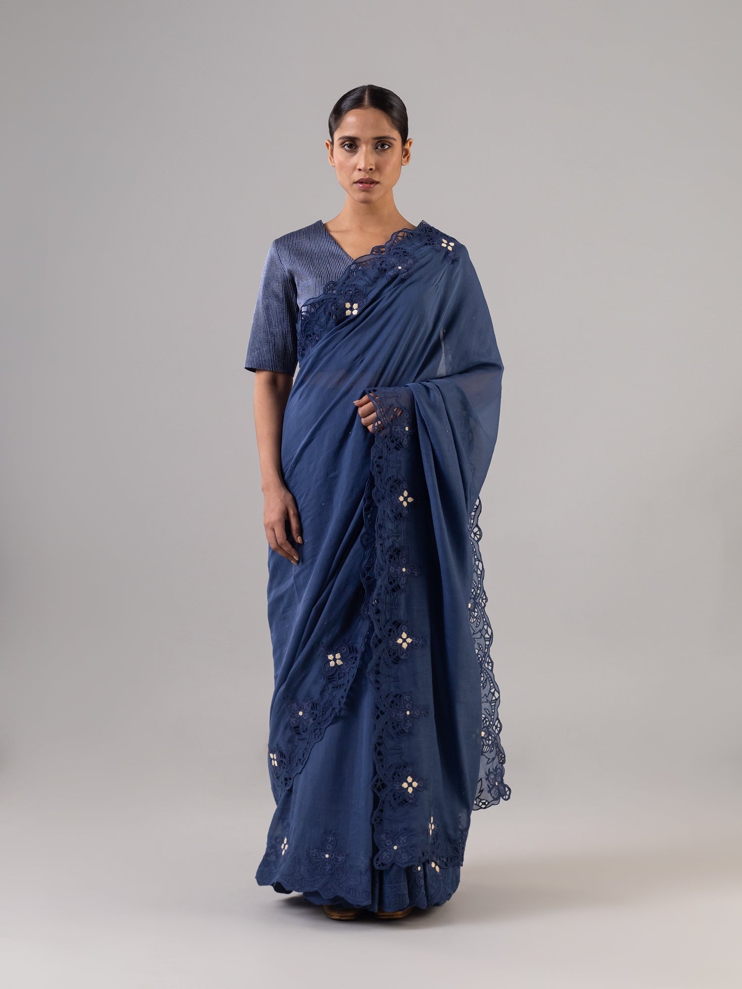 Francisa Indigo Saree
