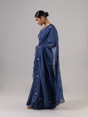 Francisa Indigo Saree